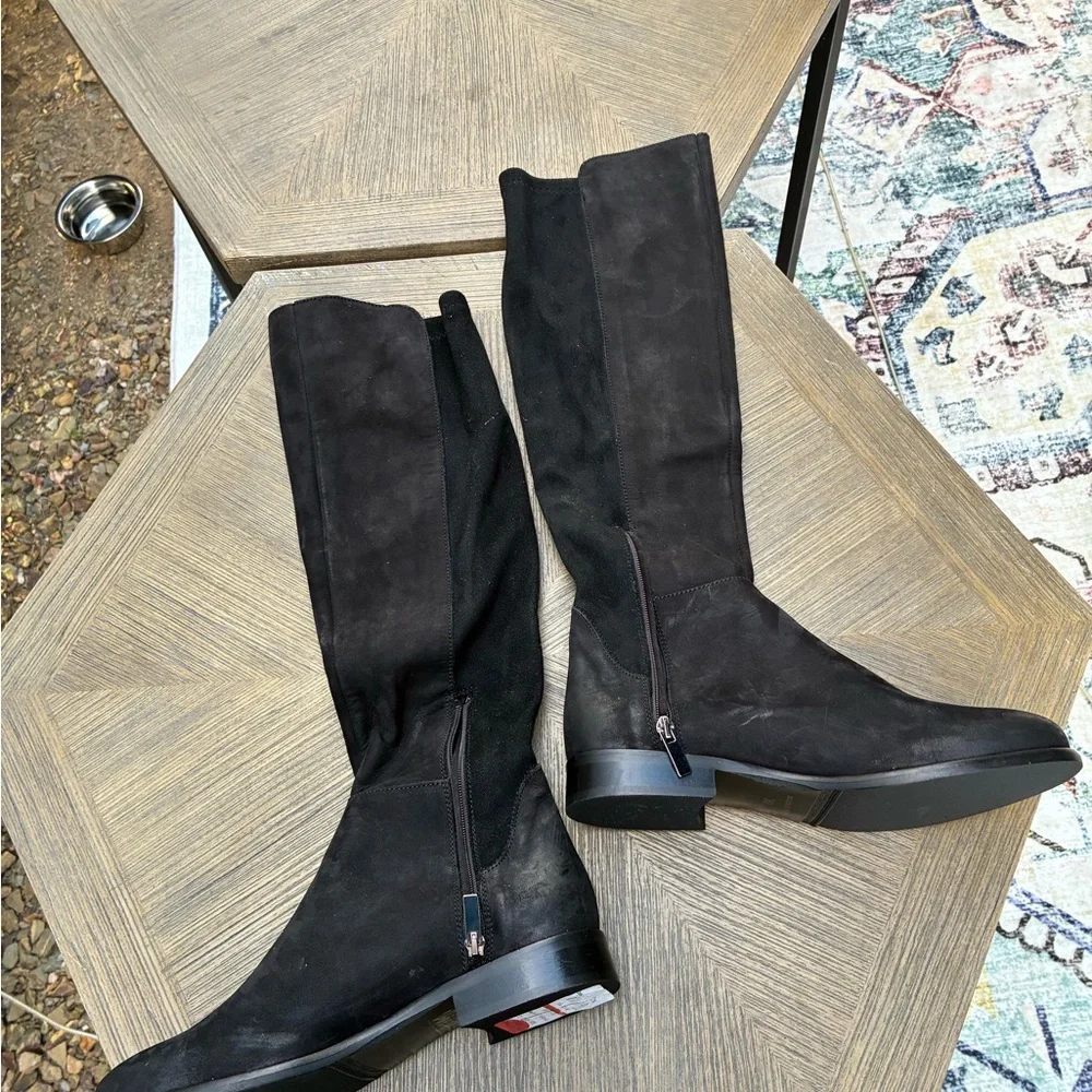 NWT Cordani Bethanie Black Suede Leather Boots, Made in Italy Size 8.5 (39)